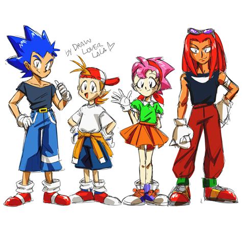 sonic human fanart|sonic characters as humans.